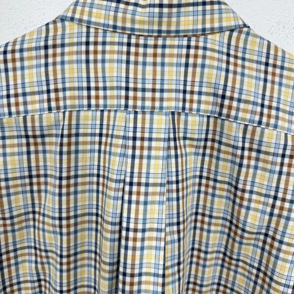 L.L. Bean Men's Size XL Plaid Button Down Dress Shirt Business Casual Outdoorsy - Picture 3 of 8